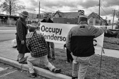 Occupy Hendersonville Picket 11-26-2011