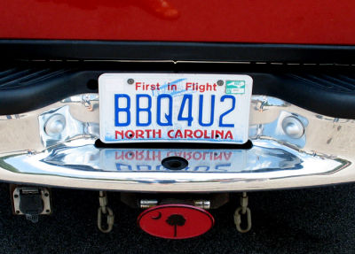 The Boss' License Plate
