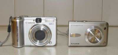 CanonA610 FujifilmF30