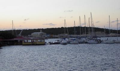 Sailboats on Simpson Bay