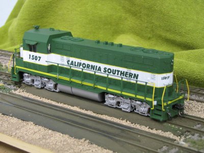 Custom Painted model locomotives by Chet Barkoski