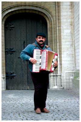 Antwerp - Street Musician