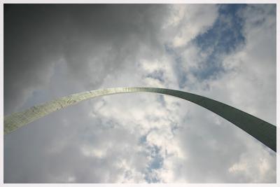 Cloudy at the Arch
