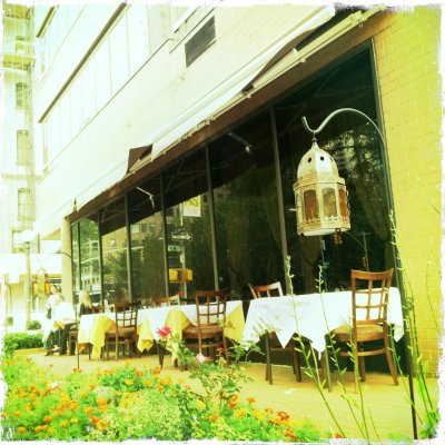Outdoor Cafe Eastside of Manhattan