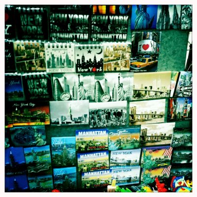 Postcard Stand in Chinatown