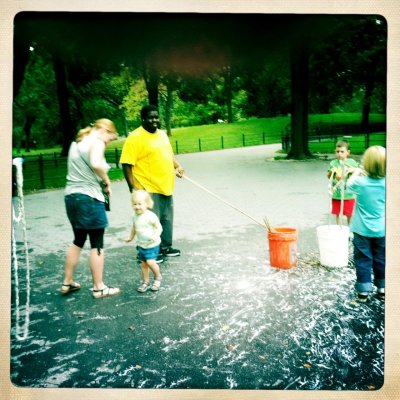 The Bubble Man in Central Park 5