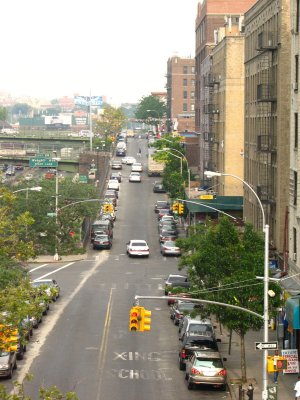 The Bronx New York City NYC Grand Concourse and Walton Ave