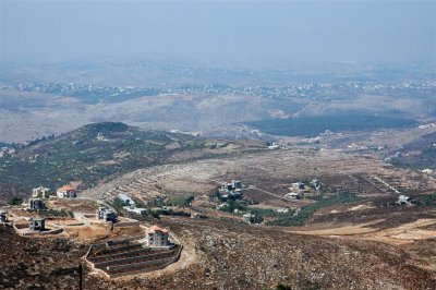 Vue au nord de Nabatiyeh