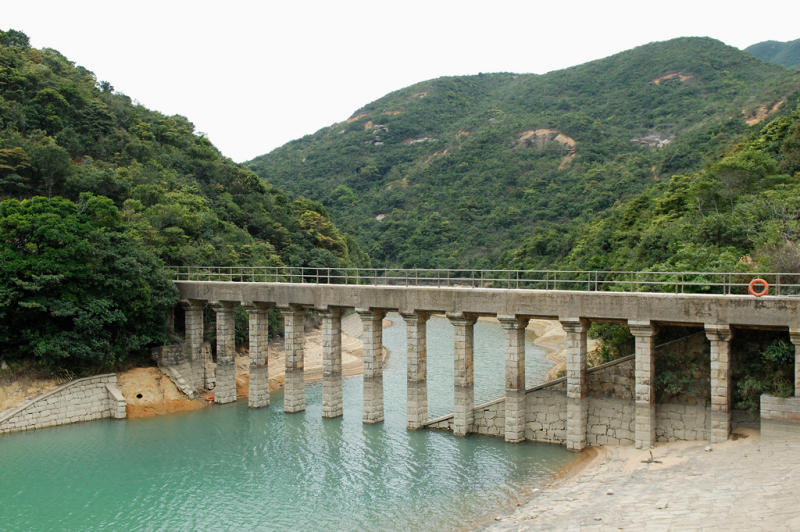 An old bridge on Tai Tam Reservoir