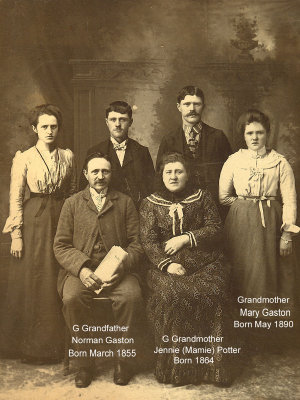 G Grandfather Norman Gaston and Family.jpg