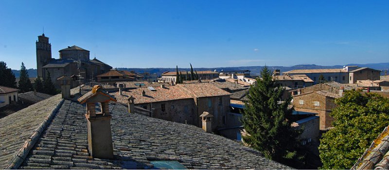A Panoramic View of Orvieto from the Museum Roof