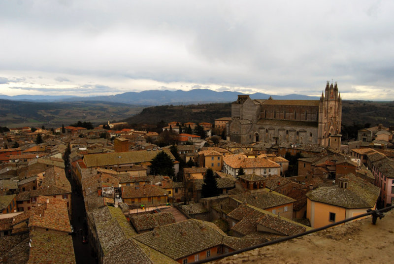 Rainy Day View of Orvieto - East4645