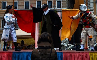 Commedia dell'arte in Piazza Navona
