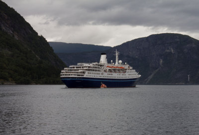 Marco Polo at anchor