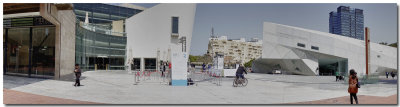 panorama of the Camerei Theatre and the Art Museum Modern Wing.jpg
