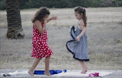 Playing in the Park at Sunset.jpg