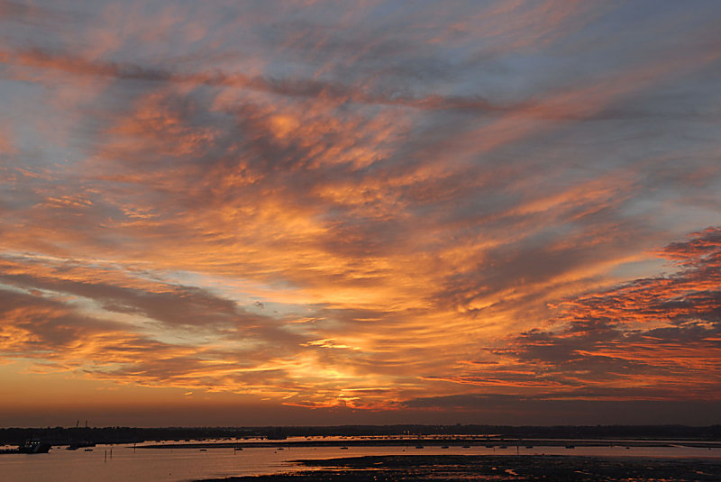 Sunset over Portsmouth 5th July