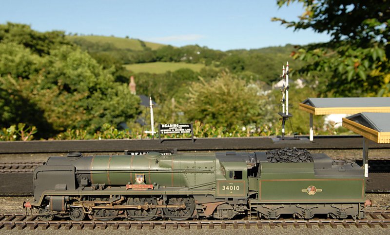 West Country Class locomotive -Sidmouth.