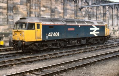BR 002 Class 47 Carlisle 28 August 1987.