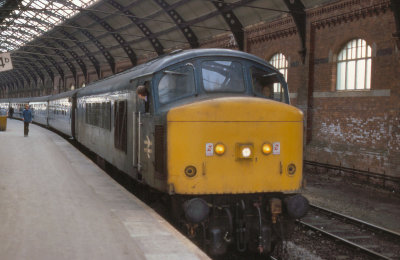 Class 46 at Darlington 1986.