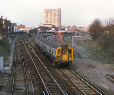 EMU at Margate 1987 from the Signal Box.