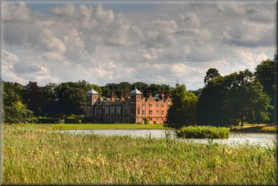 Blickling Hall from across the lake.