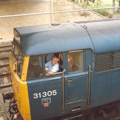 31305 and driver, Newsham 13 Aug 1989.