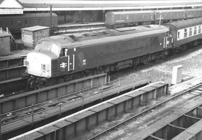 Class 45-46 at Nottingham Midland -1972.