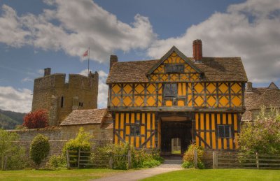 Stokesay Manor house and Gate house.