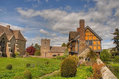 Gatehouse Church and part of the Manor - Stokesay Castle.