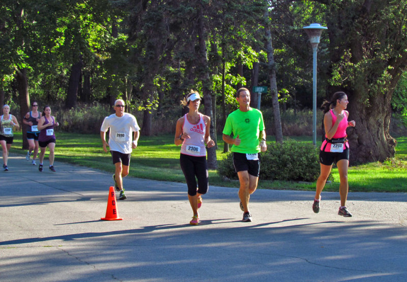 Half Marathon 9-2-12 runners on Lawson Dr3.jpg