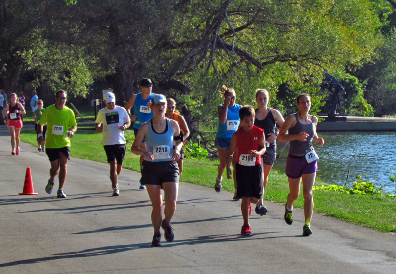 Half Marathon 9-2-12 runners on Lawson Dr9.jpg