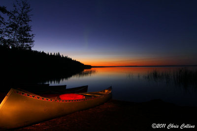 Illuminated Canoe