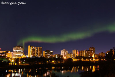 Northern Lights over Saskatoon