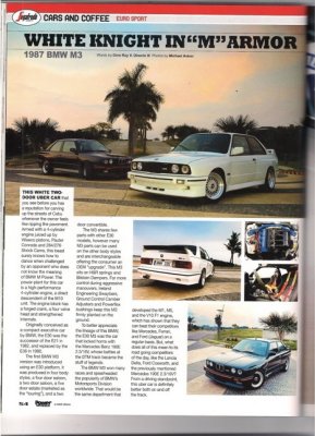 POWER WHEELS Magazine BMW E30 ///M3