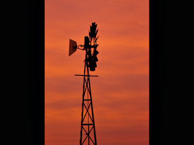 Ben Grasmuck - Windmill at Sunset
