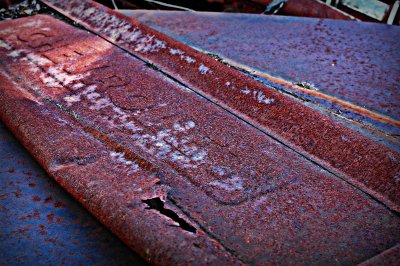 CHEVROLET  -  rusted tail gate