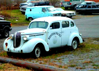 Old Boston Police Car