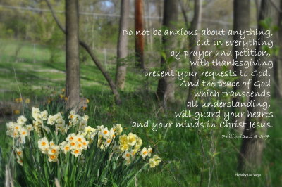 Do not be anxious