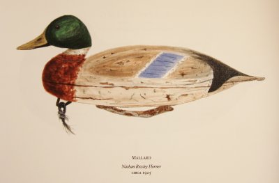 Mallard Maker Nathan Rowley Horner Circa 1925 Manahawkin, New Jersey