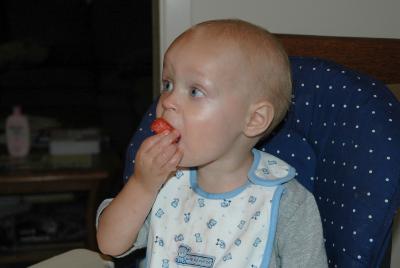 And a strawberry for dessert