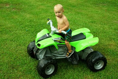 Brooks at Paige's birthday party