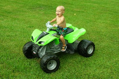 Brooks at Paige's birthday party