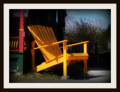 The Big Yellow Chair