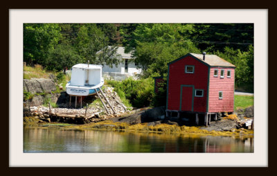 A Red Fishhouse