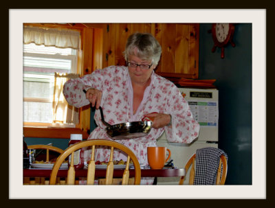 Helen Cooks The Breakfast