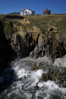 cliff houses, shelter cove