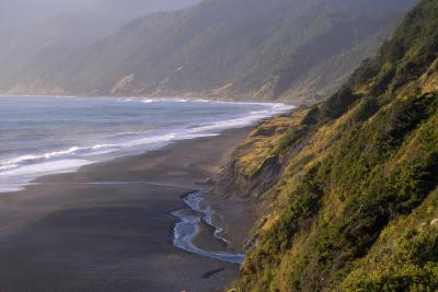 salt mist sunset, lost coast