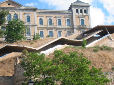 Long Set of Escalators leading to the Old City