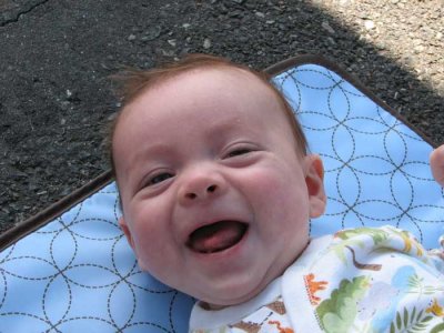 Such a happy boy